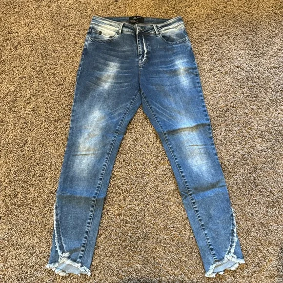 Eliana high rise ankle size 30 medium wash - Picture 1 of 5